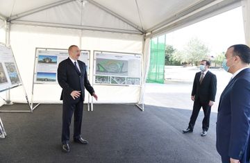 Azerbaijani President attended groundbreaking ceremony for “DOST Evi” Creative, Exhibition and Sales Center in Ismayilli