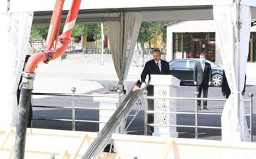 Azerbaijani President attended groundbreaking ceremony for “DOST Evi” Creative, Exhibition and Sales Center in Ismayilli
