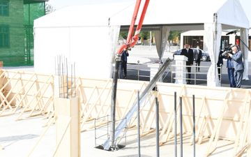 Azerbaijani President attended groundbreaking ceremony for “DOST Evi” Creative, Exhibition and Sales Center in Ismayilli