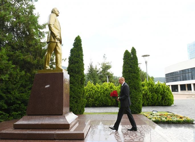 Azerbaijani President visited Gabala district