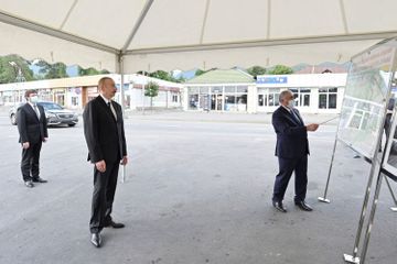 President Ilham Aliyev attended opening of newly renovated Amirvan-Vandam highway - UPDATED