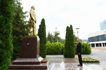 Azerbaijani President visited Gabala district