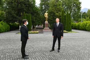 Azerbaijani President visited Gabala district