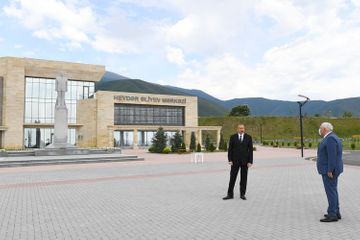 President Ilham Aliyev visited Shaki district
