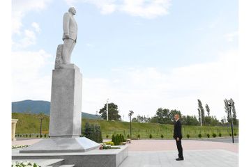President Ilham Aliyev visited Shaki district