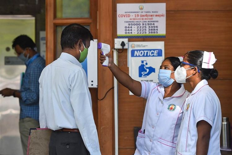 India reports record 55,078 COVID-19 cases
