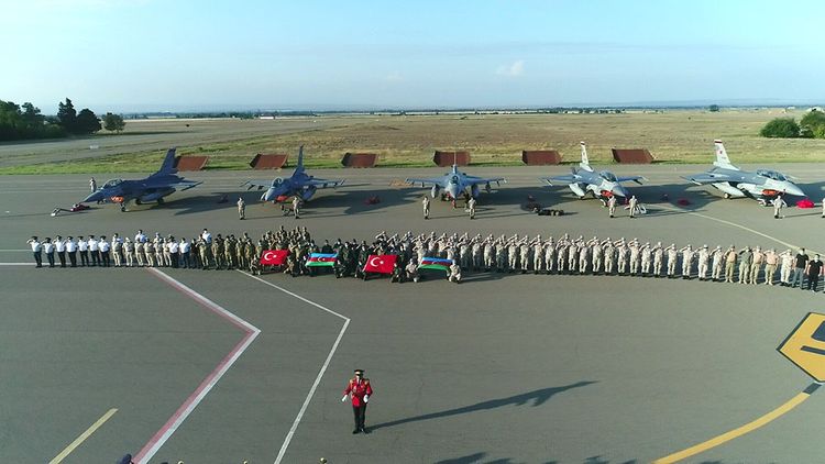 Turkish Air Force's F-16 fighters participating in the exercises "TurAz Qartalı-2020" arrived in Azerbaijan - VIDEO