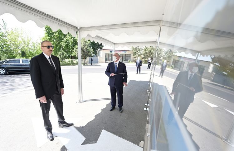 President Ilham Aliyev opened newly renovated Buruj-Gulabatili-Khoruzlu-Kabirli-Bayandurlu-Garadaghli highway