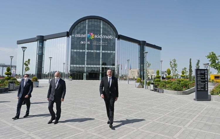 President Ilham Aliyev inaugurated “ASAN xidmət” center in Aghjabadi