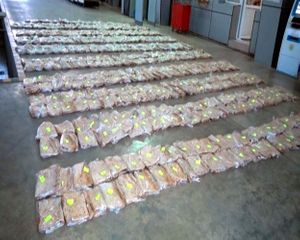 Azerbaijani customs officers prevented an attempt to send 0.5 ton of heroin from Iran to Ukraine by passing through Azerbaijan