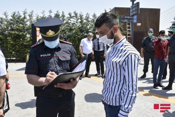 Baku Police starts raids against people not wearing mask - UPDATED - PHOTOSESSION