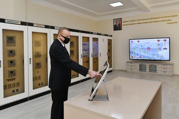 President Ilham Aliyev launched newly renovated “Tartar” power substation