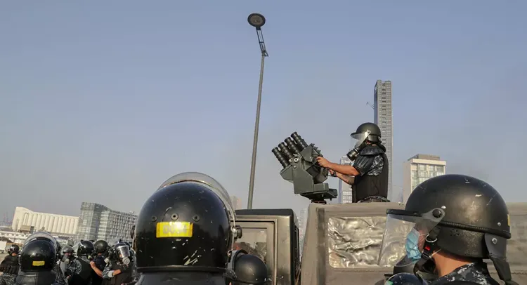 Anti-Government protests in Beirut explode into violence