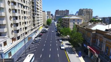 New road junction being created on Yusif Safarov street of Baku