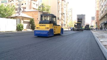 New road junction being created on Yusif Safarov street of Baku