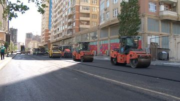 New road junction being created on Yusif Safarov street of Baku