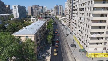 New road junction being created on Yusif Safarov street of Baku