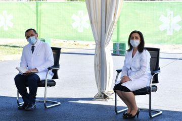 3 modular hospitals inaugurated with participation of President Ilham Aliyev and first lady Mehriban Aliyeva 