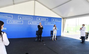 3 modular hospitals inaugurated with participation of President Ilham Aliyev and first lady Mehriban Aliyeva 