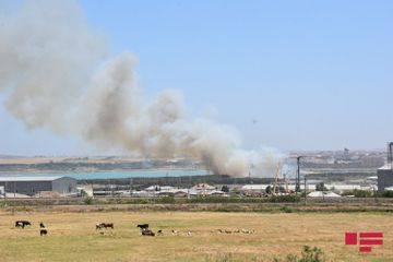 Fire near Jeyranbatan water reservoir extinguished - UPDATED-1