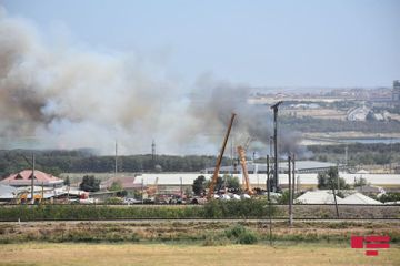 Fire near Jeyranbatan water reservoir extinguished - UPDATED-1