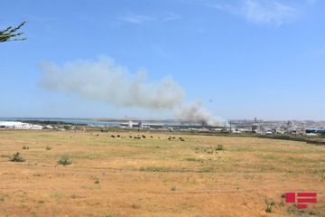 Fire near Jeyranbatan water reservoir extinguished - UPDATED-1