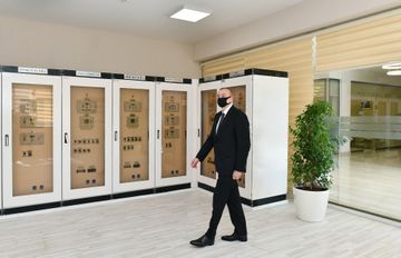 President Ilham Aliyev inaugurated Ahmadli substation owned by AzerEnergy in Khatai district, Baku - UPDATED