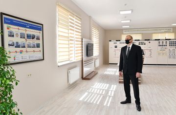 President Ilham Aliyev inaugurated Ahmadli substation owned by AzerEnergy in Khatai district, Baku - UPDATED