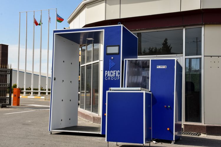 Azerbaijan starts production of disinfection tunnels - PHOTOSESSION