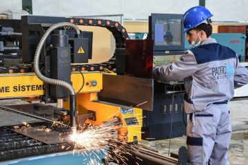 Azerbaijan starts production of disinfection tunnels - PHOTOSESSION