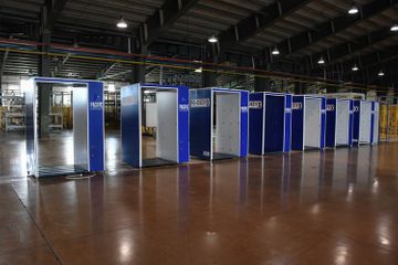 Azerbaijan starts production of disinfection tunnels - PHOTOSESSION