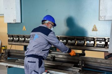 Azerbaijan starts production of disinfection tunnels - PHOTOSESSION