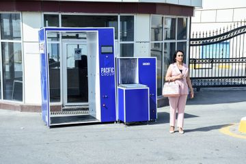 Azerbaijan starts production of disinfection tunnels - PHOTOSESSION