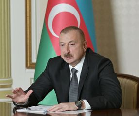 Video conference between President Ilham Aliyev, newly appointed vice president and other representatives of World Bank held