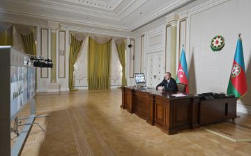 Video conference between President Ilham Aliyev, newly appointed vice president and other representatives of World Bank held