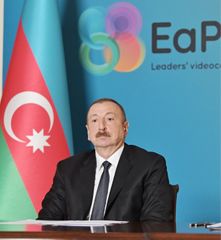 President Ilham Aliyev attended Summit of Eastern Partnership countries in format of video conference
