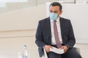 Assistant to President of Azerbaijan Anar Alakbarov meet with media representatives