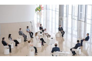 Assistant to President of Azerbaijan Anar Alakbarov meet with media representatives
