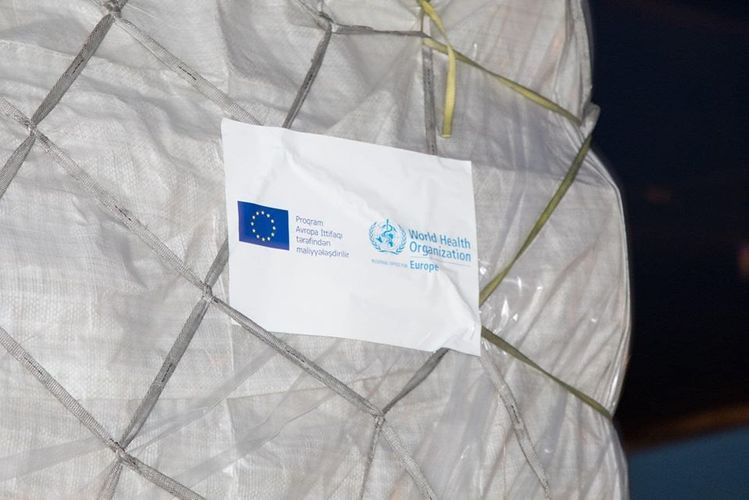 EU and WHO send 160 thousand face masks and 8 thousand protective suits to Azerbaijan