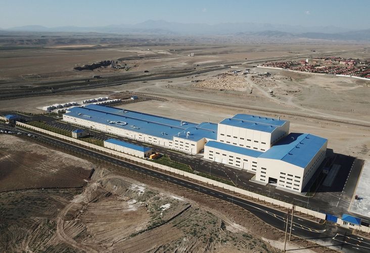 President Ilham Aliyev inaugurated construction materials manufacturing plant in Ganja