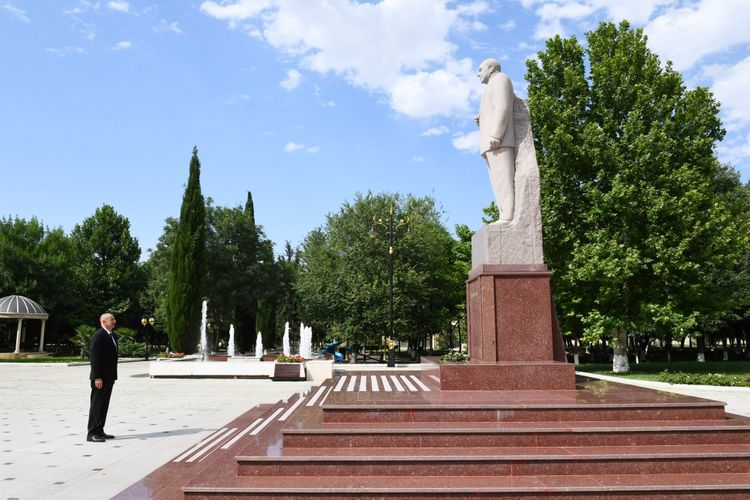 President Ilham Aliyev visited Samukh district