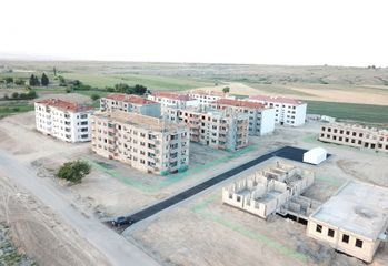 President Ilham Aliyev viewed construction of residential block built for IDPs in Samukh district