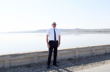 President Ilham Aliyev attended presentation of agropark in Garaaghajli village in Samukh