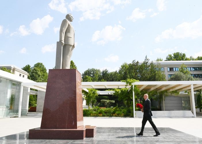 President of Azerbaijan Ilham Aliyev visited Mingachevir