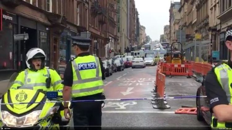 Knifeman 'stabs three victims dead in Glasgow hotel before being shot by armed police' 