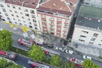 Explosion broke out in building in Istanbul, 1 person died, 10 persons injured