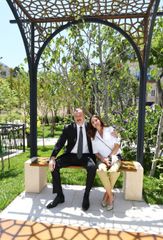 President Ilham Aliyev and first lady Mehriban Aliyeva viewed restoration and conservation works carried out in a part of Icherisheher - PHOTO
