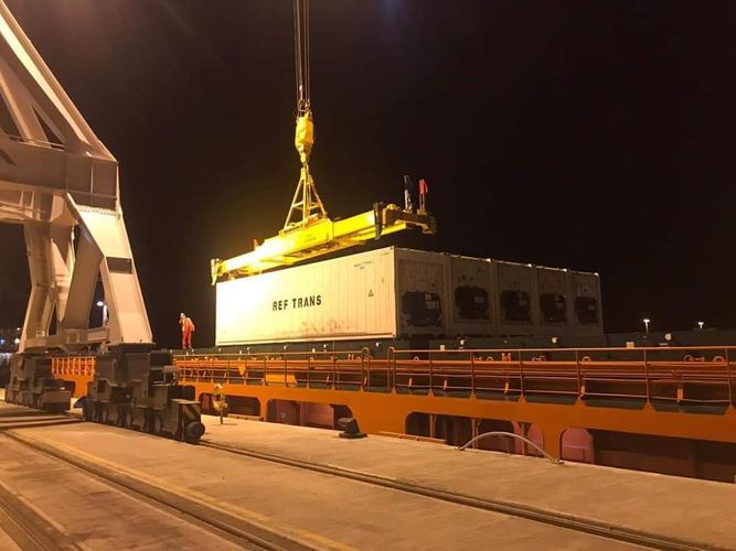 Baku Port sends next cargo caravan, coming from China, to Turkey  - PHOTO