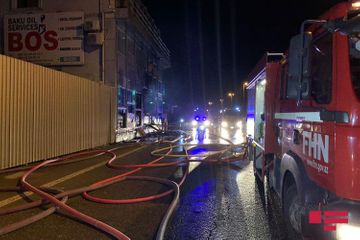 Fire hits Baku Oil Service Center in Baku - PHOTO - VIDEO