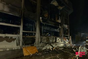 Fire hits Baku Oil Service Center in Baku - PHOTO - VIDEO